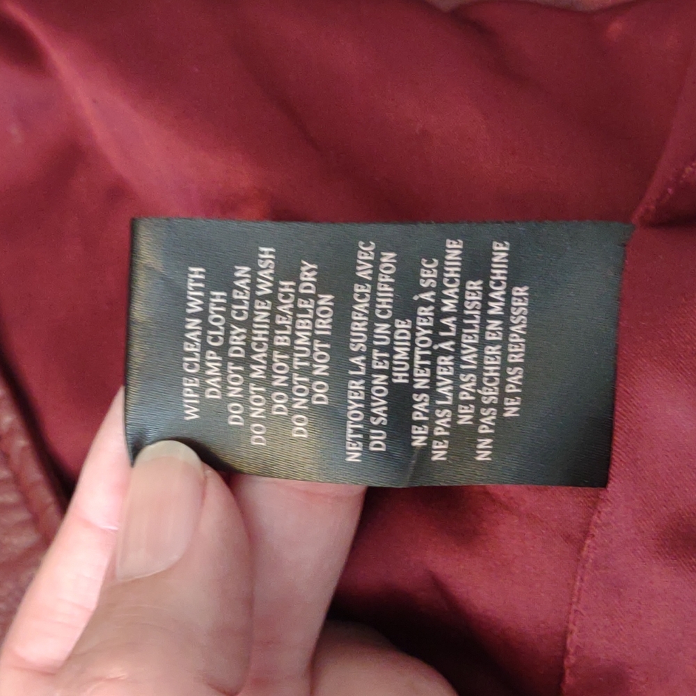 Blank NYC Vegan Leather Moto Jacket Sz. L - Picture 9 of 9